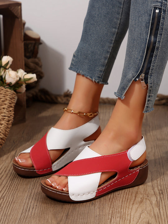 Damen Riemensandalen mit anatomischem Fußbett und modischem Design R&B