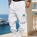 Herren Cargo-Jogginghose mit verstellbarem Kordelzug und praktischen Taschen R&B