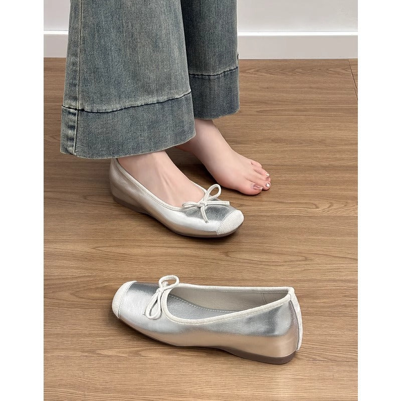 Damen Ballerinas mit elegantem Glitzer-Design und komfortablem Fußbett R&B