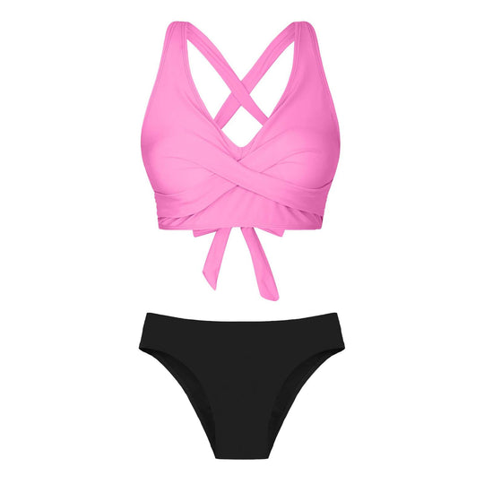 Damen Zweiteiliger Badeanzug mit floralem Design R&B