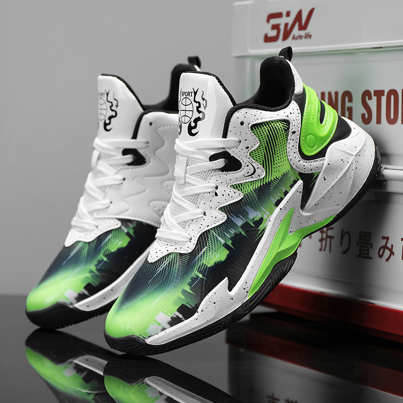 Damen Sportliche Basketball-Sneaker mit innovativem Design und rutschfester Sohle