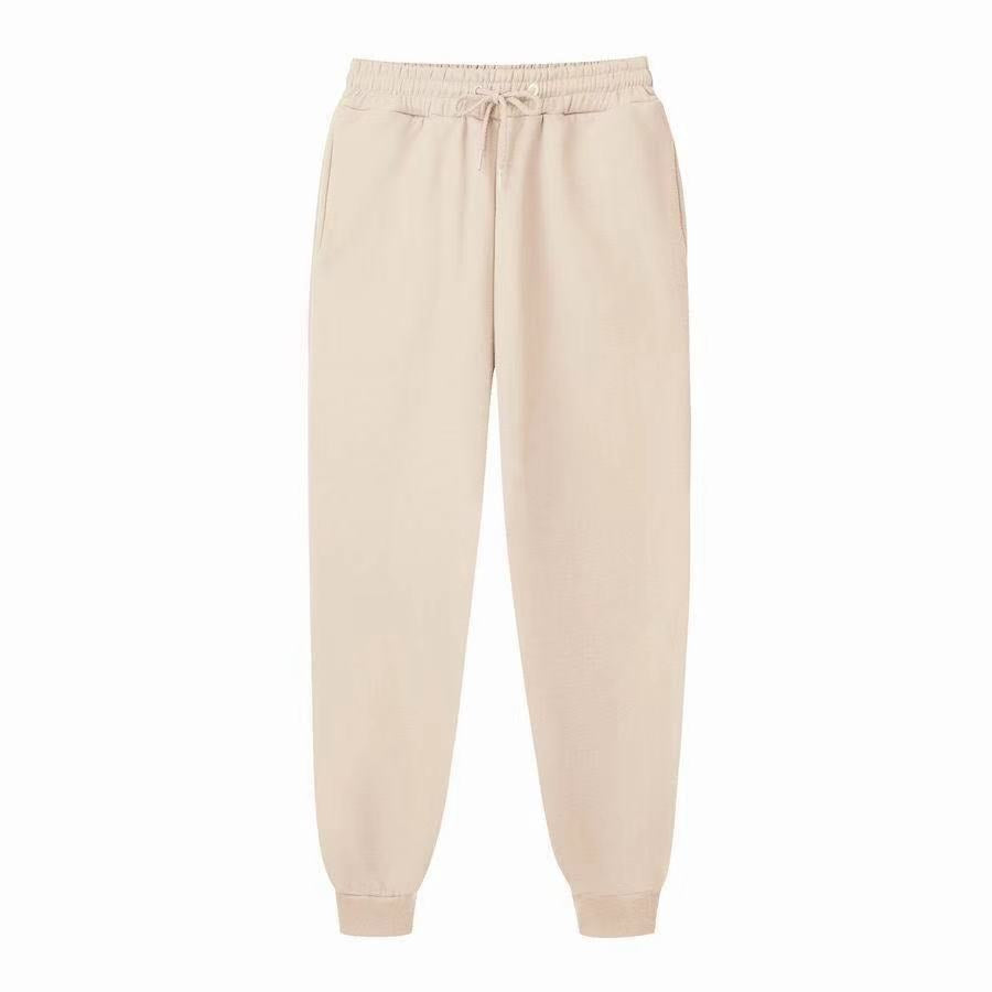 Damen Bequeme Sporthose mit elastischem Bund und Seitentaschen R&B