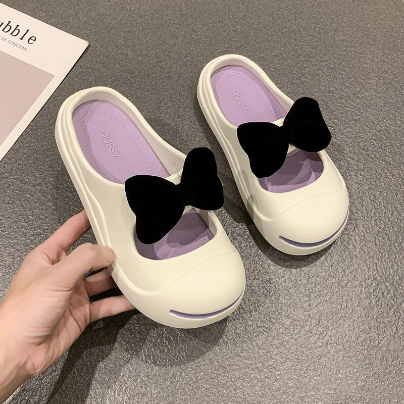Damen Ballerinas mit elegantem Schleifen-Detail und rutschfester Sohle EB