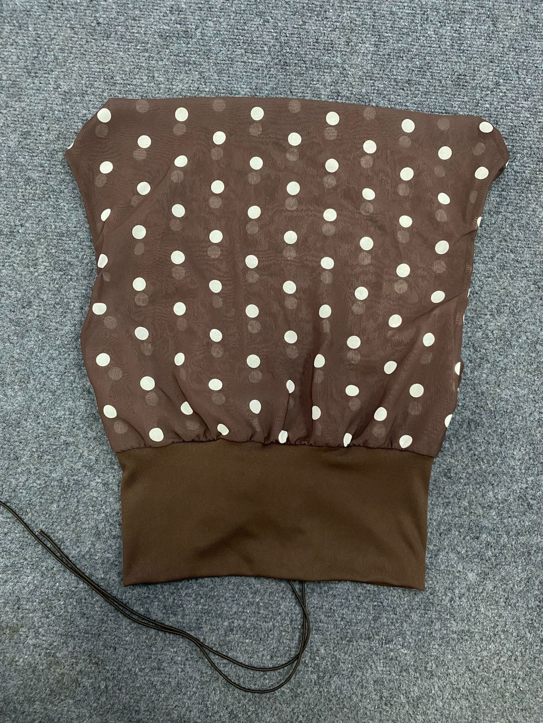 Damen asymmetrisches Top mit Rüschendesign R&B