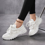 Damen Sportliche Lauf-Sneaker mit atmungsaktivem Mesh und flexiblem Sohlenprofil