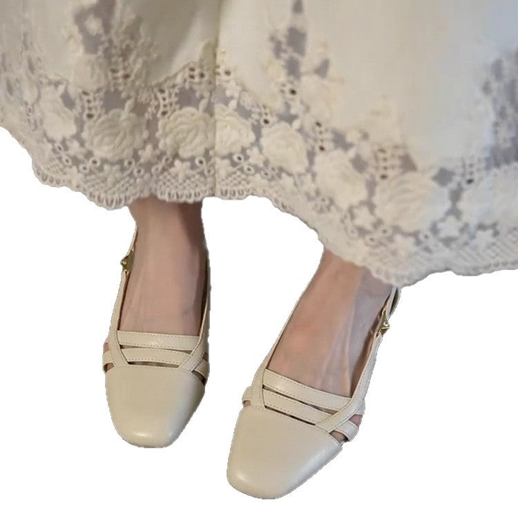 Damen Slingback-Pumps mit modischem Riemendesign und komfortablem Absatz