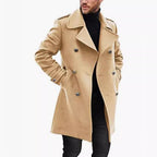 Herren eleganter und leichter Frühlingstrenchcoat R&B
