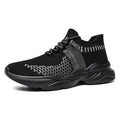 Damen High-Top Sportsneaker mit elastischem Strickdesign