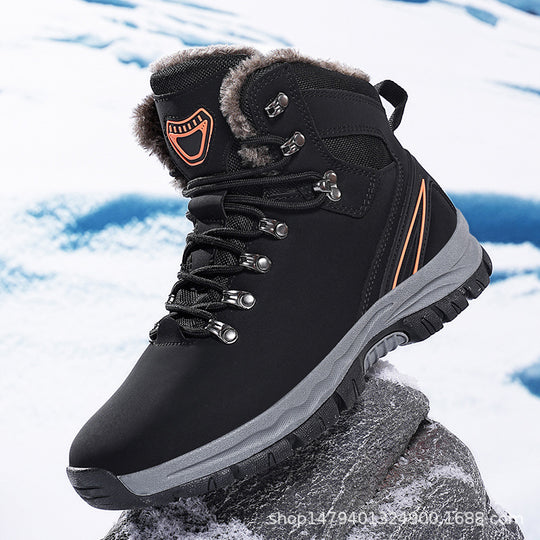 Herren Winterwanderschuhe mit isolierendem Futter und rutschfester Sohle R&B