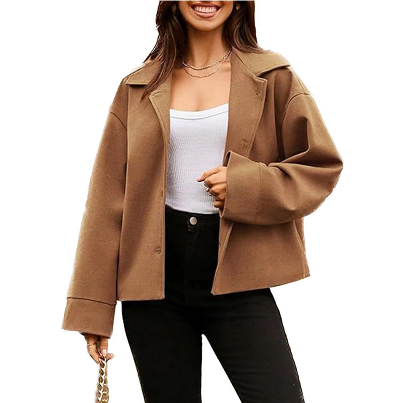 Damen modische Oversized-Jacke aus hochwertigem Material R&B
