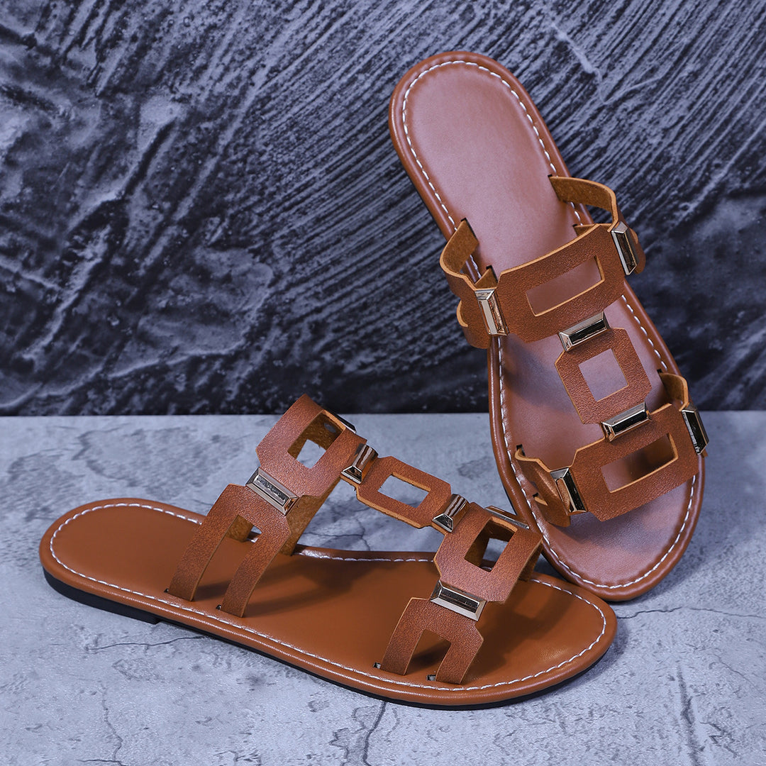 Damen modische Riemchensandalen R&B