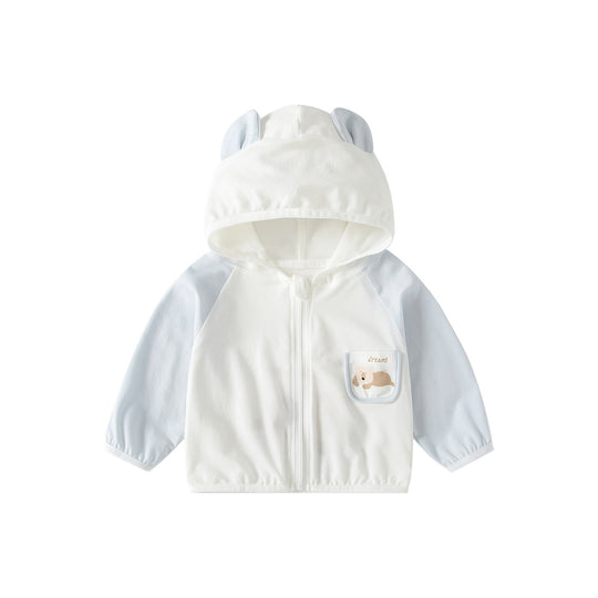 Unisex nan atmungsaktiver Baumwolle Baby Kimono Cardigan mit vorderen Druckknöpfen R&B