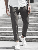 R&B Herren Freizeithose mit Kordelzug und Seitentaschen