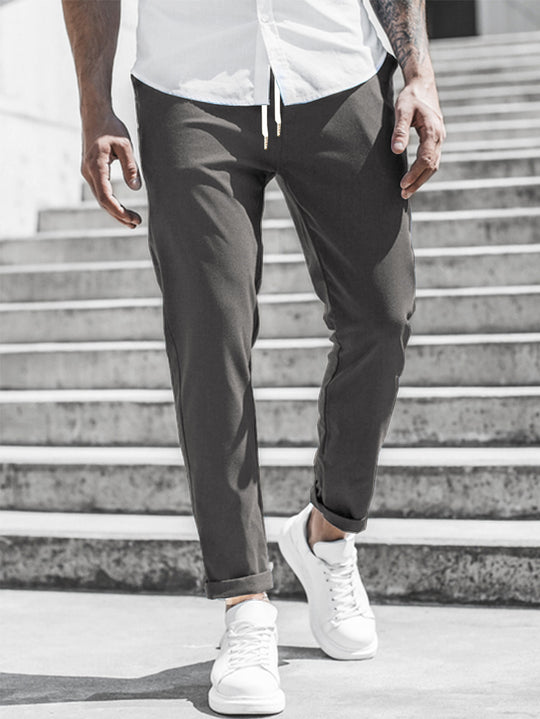 R&B Herren Freizeithose mit Kordelzug und Seitentaschen