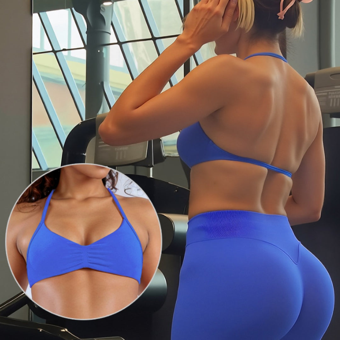 Damen Sport-Bikini Top mit raffiniertem Raffungseffekt R&B