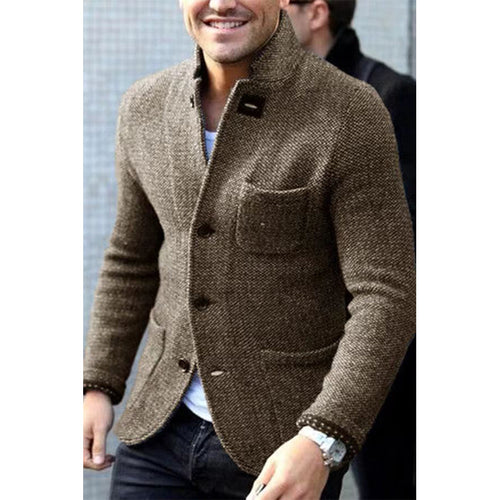 Herren Casual Chic Strickblazer R&B
