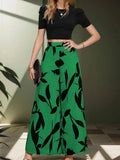 Damen Palazzohosen mit floralem Muster R&B