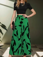 Damen Palazzohosen mit floralem Muster R&B