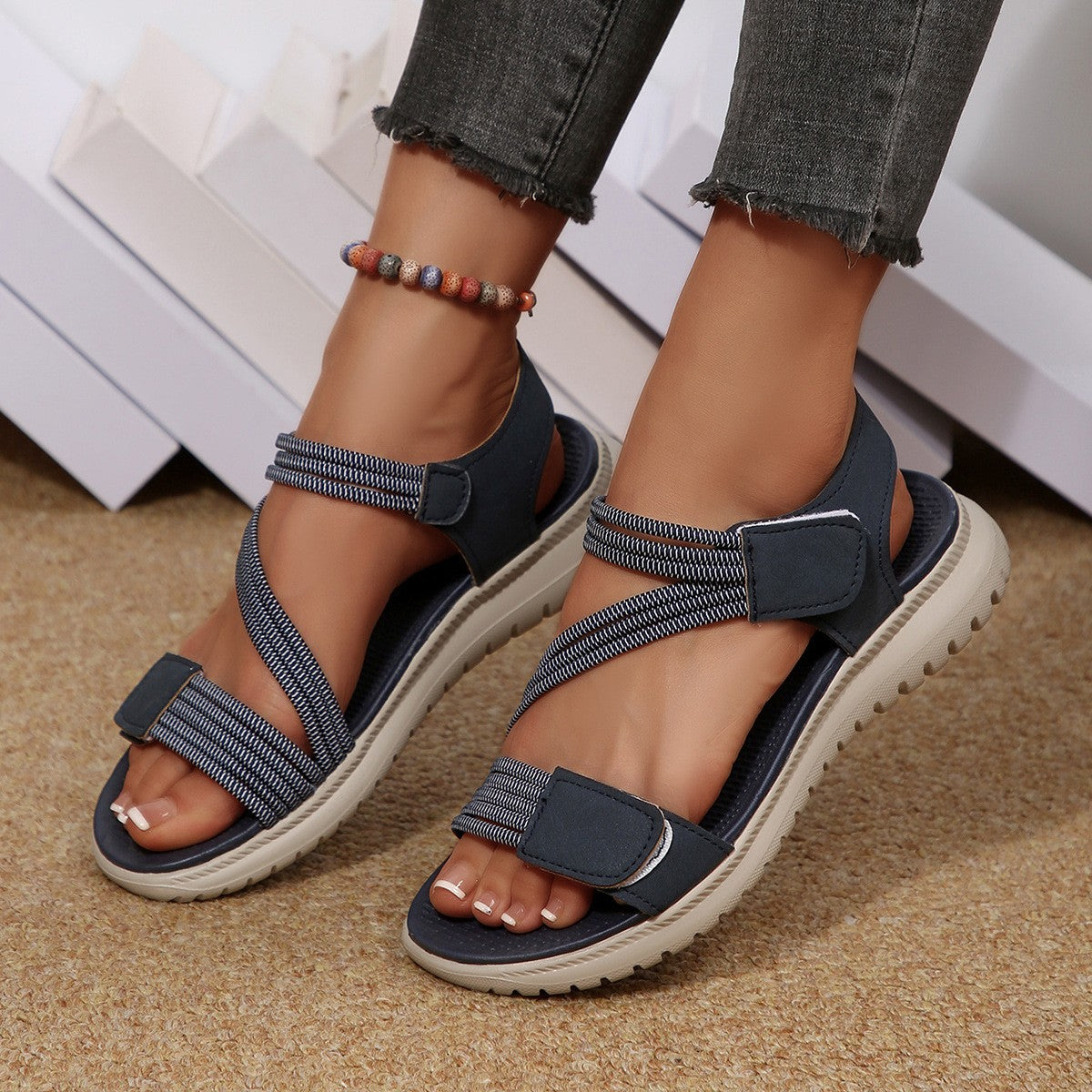 Damen Komfortable Freizeit Sandalen R&B