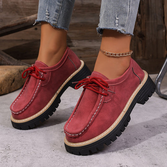 Damen Sportliche Mokassins mit robustem Profil und modischen Details R&B