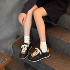 Damen modische Sneaker mit hochwertigem Leder und bequemer Polsterung R&B