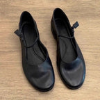 Damen elegante Ballerinas mit verstellbarem Riemen R&B