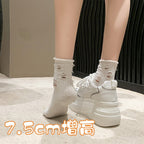 Damen modische Plateau-Sneaker mit atmungsaktiver Sohle und schickem Design R&B