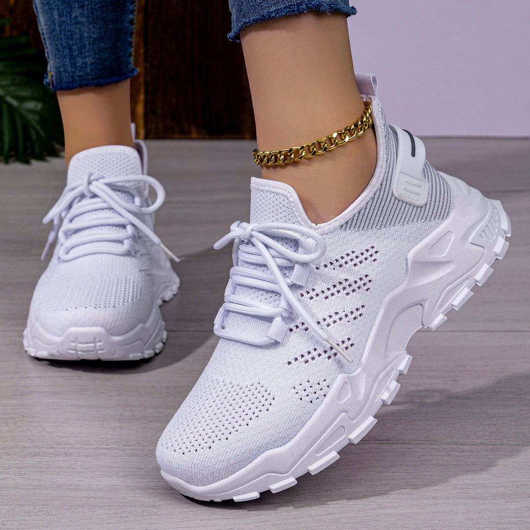Damen Sportliche Laufschuhe mit atmungsaktivem Obermaterial und dämpfendem Komfort R&B