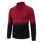Herren Rollkragenpullover mit stilvollem Farbverlauf