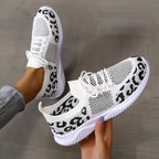 Damen modische Sneakers mit atmungsaktivem Mesh-Obermaterial und rutschfester Sohle R&B