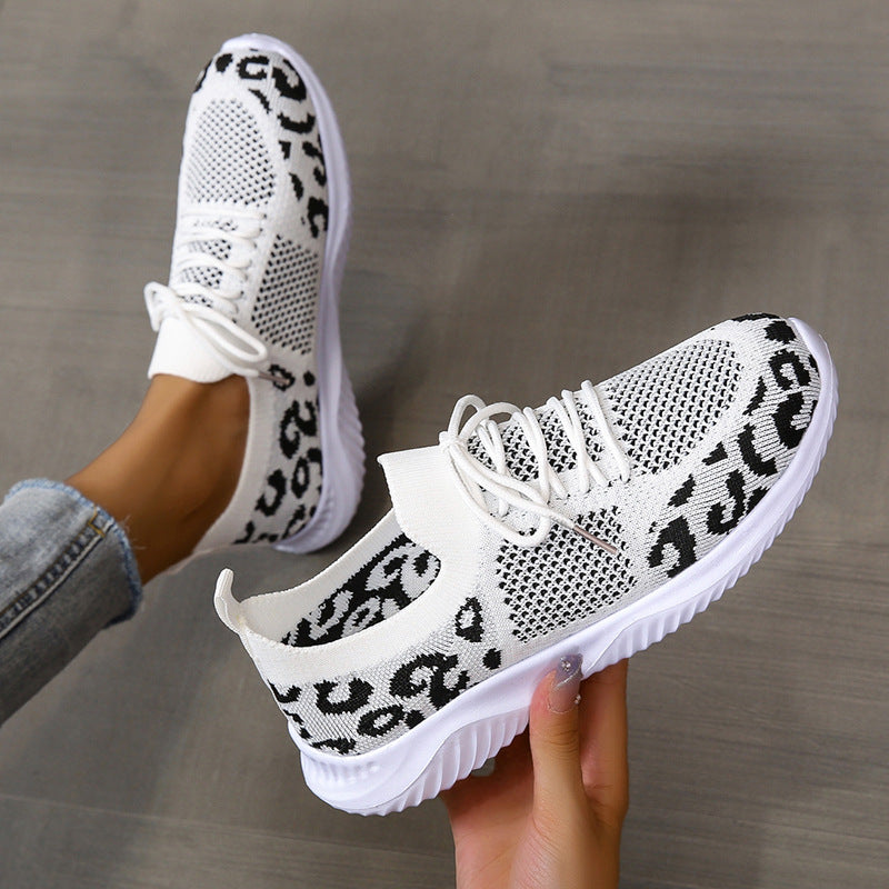 Damen modische Sneakers mit atmungsaktivem Mesh-Obermaterial und rutschfester Sohle R&B