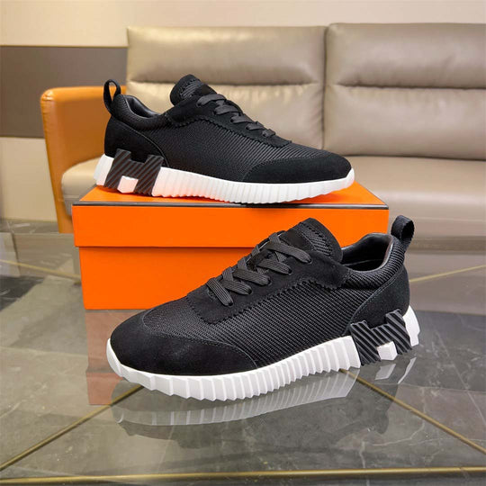 Damen Modische Sneakers mit atmungsaktiver Oberflächenstruktur und robustem Profil R&B
