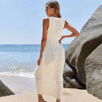 Damen modisches Häkel-Strandkleid R&B