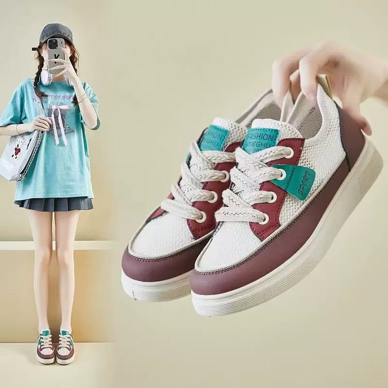 Damen Atmungsaktive Freizeitsneaker mit flexiblem Sohlenprofil R&B