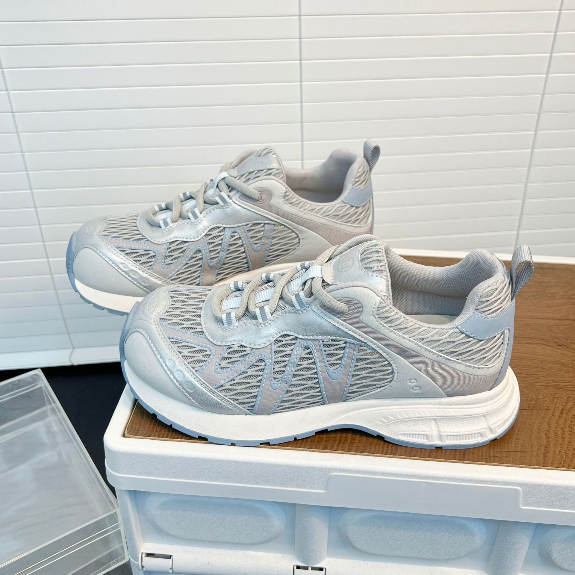 Damen Sportliche Laufschuhe mit atmungsaktiver Mesh-Oberfläche und ergonomischem Fußbett R&B