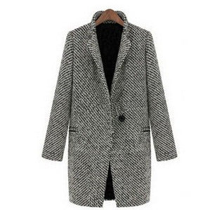 Damen eleganter, gemusterter Blazer mit strukturiertem Design R&B