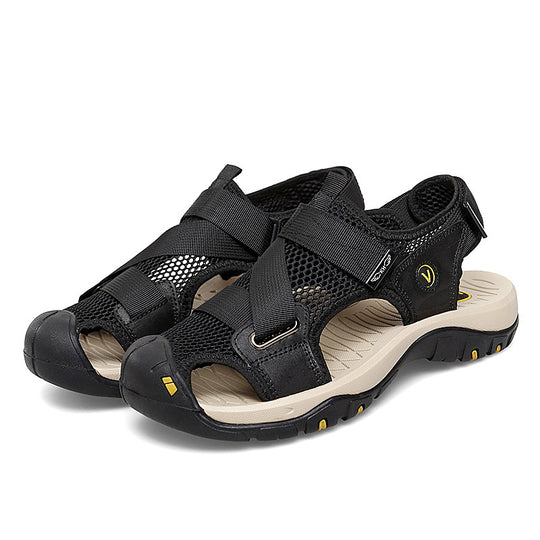 Damen Atmungsaktive Sport-Sandalen mit verstellbaren Riemen und rutschfester Sohle R&B