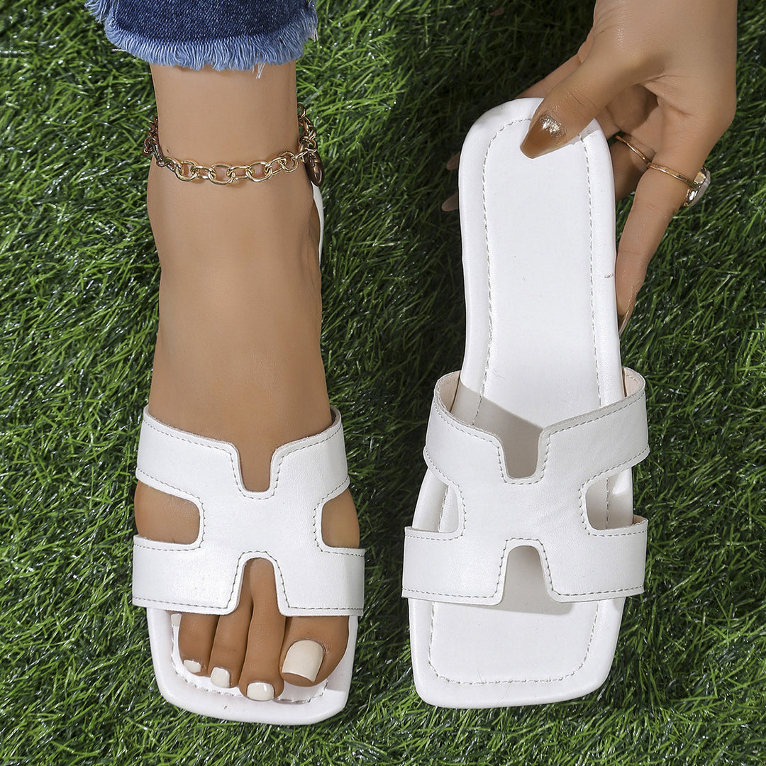 Damen Sandalen mit geschmackvollem Design und komfortablem Absatz R&B