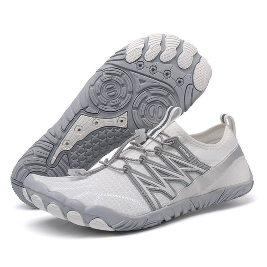 Damen Barfuß-Sportschuhe mit rutschfester Sohle und elastischem Schnellschnürsystem R&B