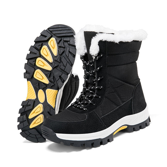 Damen Isolierte Winterstiefel mit rutschfester Sohle und warmem Futter R&B