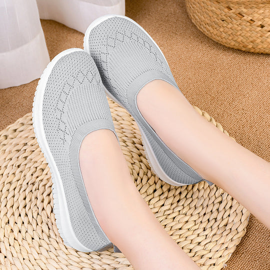 Damen Bequeme und atmungsaktive Slip-On Sneakers R&B