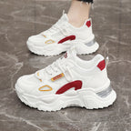 Damen Sportliche Chunky Sneaker mit atmungsaktiver Mesh-Oberfläche und dämpfendem Profil R&B