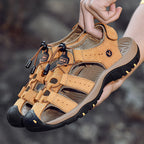 Herren Trekking-Sandalen mit verstellbarem Schnellschnürsystem und rutschfester Sohle R&B