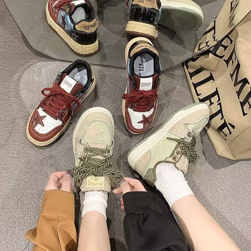 Damen Sportliche Freizeitschuhe mit modischem Sternen-Design R&B