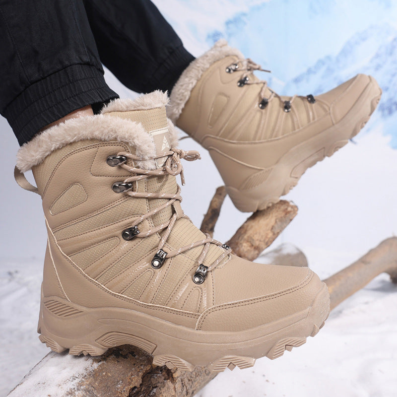 Damen Winterstiefel mit isolierender Polsterung und rutschfester Sohle R&B