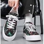 Damen Sneakers mit kunstvollem Muster und bequemer Sohle