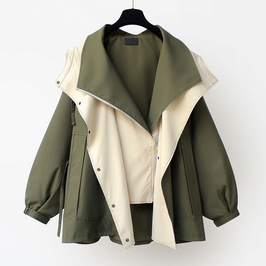 Damen Parka mit abnehmbarem Kragen und praktischen Taschen R&B