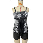 Damen Tankini-Set mit floralem Design und bequemen Shorts R&B
