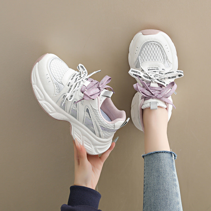 Damen Komfortable Lauf-Sneaker mit atmungsaktiver Netz-Oberfläche und dämpfender Sohle R&B
