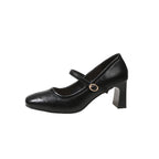 Damen Pumps mit elegantem Absatz und Riemen R&B